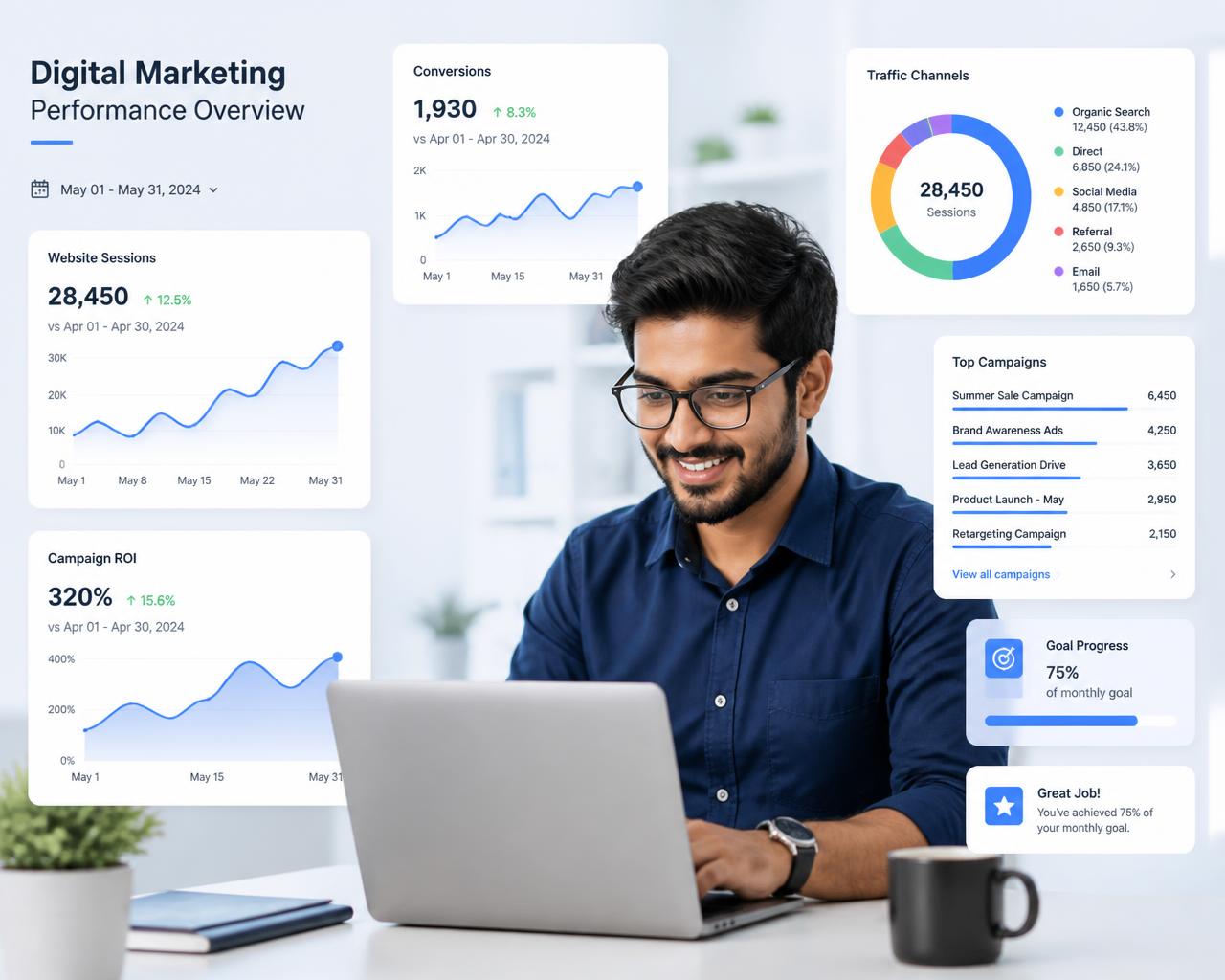 Dreams Hi-Tech digital marketing visual